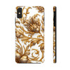 Golden Swirl Tough Phone Case for iPhone in 21 different sizes. Compatible with iPhone 7, 8, X, 11, 12, 13, 14 and more.