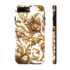 Golden Swirl Tough Phone Case for iPhone in 21 different sizes. Compatible with iPhone 7, 8, X, 11, 12, 13, 14 and more.