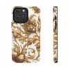 Golden Swirl Tough Phone Case for iPhone in 21 different sizes. Compatible with iPhone 7, 8, X, 11, 12, 13, 14 and more.