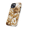 Golden Swirl Tough Phone Case for iPhone in 21 different sizes. Compatible with iPhone 7, 8, X, 11, 12, 13, 14 and more.
