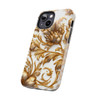 Golden Swirl Tough Phone Case for iPhone in 21 different sizes. Compatible with iPhone 7, 8, X, 11, 12, 13, 14 and more.
