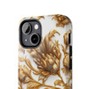Golden Swirl Tough Phone Case for iPhone in 21 different sizes. Compatible with iPhone 7, 8, X, 11, 12, 13, 14 and more.