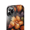 Fall Floral Tough Phone Case for iPhone in 21 different sizes. Compatible with iPhone 7, 8, X, 11, 12, 13, 14 and more.