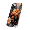 Fall Floral Tough Phone Case for iPhone in 21 different sizes. Compatible with iPhone 7, 8, X, 11, 12, 13, 14 and more.