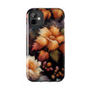 Fall Floral Tough Phone Case for iPhone in 21 different sizes. Compatible with iPhone 7, 8, X, 11, 12, 13, 14 and more.