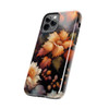 Fall Floral Tough Phone Case for iPhone in 21 different sizes. Compatible with iPhone 7, 8, X, 11, 12, 13, 14 and more.