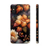 Fall Floral Tough Phone Case for iPhone in 21 different sizes. Compatible with iPhone 7, 8, X, 11, 12, 13, 14 and more.