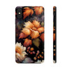 Fall Floral Tough Phone Case for iPhone in 21 different sizes. Compatible with iPhone 7, 8, X, 11, 12, 13, 14 and more.