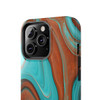 Southwest Swirls Tough Phone Case for iPhone in 21 different sizes. Compatible with iPhone 7, 8, X, 11, 12, 13, 14 and more.