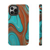Southwest Swirls Tough Phone Case for iPhone in 21 different sizes. Compatible with iPhone 7, 8, X, 11, 12, 13, 14 and more.