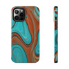Southwest Swirls Tough Phone Case for iPhone in 21 different sizes. Compatible with iPhone 7, 8, X, 11, 12, 13, 14 and more.