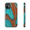 Southwest Swirls Tough Phone Case for iPhone in 21 different sizes. Compatible with iPhone 7, 8, X, 11, 12, 13, 14 and more.