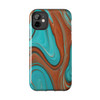 Southwest Swirls Tough Phone Case for iPhone in 21 different sizes. Compatible with iPhone 7, 8, X, 11, 12, 13, 14 and more.
