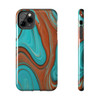 Southwest Swirls Tough Phone Case for iPhone in 21 different sizes. Compatible with iPhone 7, 8, X, 11, 12, 13, 14 and more.