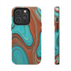 Southwest Swirls Tough Phone Case for iPhone in 21 different sizes. Compatible with iPhone 7, 8, X, 11, 12, 13, 14 and more.