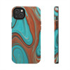 Southwest Swirls Tough Phone Case for iPhone in 21 different sizes. Compatible with iPhone 7, 8, X, 11, 12, 13, 14 and more.