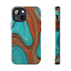 Southwest Swirls Tough Phone Case for iPhone in 21 different sizes. Compatible with iPhone 7, 8, X, 11, 12, 13, 14 and more.