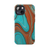Southwest Swirls Tough Phone Case for iPhone in 21 different sizes. Compatible with iPhone 7, 8, X, 11, 12, 13, 14 and more.