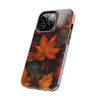 Fall Leaves Tough Phone Case for iPhone in 21 different sizes. Compatible with iPhone 7, 8, X, 11, 12, 13, 14 and more.