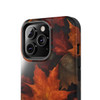 Fall Leaves Tough Phone Case for iPhone in 21 different sizes. Compatible with iPhone 7, 8, X, 11, 12, 13, 14 and more.