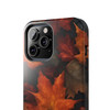 Fall Leaves Tough Phone Case for iPhone in 21 different sizes. Compatible with iPhone 7, 8, X, 11, 12, 13, 14 and more.