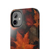 Fall Leaves Tough Phone Case for iPhone in 21 different sizes. Compatible with iPhone 7, 8, X, 11, 12, 13, 14 and more.
