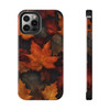 Fall Leaves Tough Phone Case for iPhone in 21 different sizes. Compatible with iPhone 7, 8, X, 11, 12, 13, 14 and more.