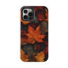 Fall Leaves Tough Phone Case for iPhone in 21 different sizes. Compatible with iPhone 7, 8, X, 11, 12, 13, 14 and more.