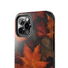 Fall Leaves Tough Phone Case for iPhone in 21 different sizes. Compatible with iPhone 7, 8, X, 11, 12, 13, 14 and more.