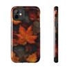 Fall Leaves Tough Phone Case for iPhone in 21 different sizes. Compatible with iPhone 7, 8, X, 11, 12, 13, 14 and more.