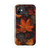 Fall Leaves Tough Phone Case for iPhone in 21 different sizes. Compatible with iPhone 7, 8, X, 11, 12, 13, 14 and more.