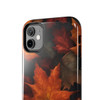 Fall Leaves Tough Phone Case for iPhone in 21 different sizes. Compatible with iPhone 7, 8, X, 11, 12, 13, 14 and more.