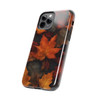 Fall Leaves Tough Phone Case for iPhone in 21 different sizes. Compatible with iPhone 7, 8, X, 11, 12, 13, 14 and more.