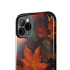 Fall Leaves Tough Phone Case for iPhone in 21 different sizes. Compatible with iPhone 7, 8, X, 11, 12, 13, 14 and more.