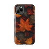 Fall Leaves Tough Phone Case for iPhone in 21 different sizes. Compatible with iPhone 7, 8, X, 11, 12, 13, 14 and more.