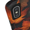 Fall Leaves Tough Phone Case for iPhone in 21 different sizes. Compatible with iPhone 7, 8, X, 11, 12, 13, 14 and more.