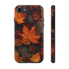 Fall Leaves Tough Phone Case for iPhone in 21 different sizes. Compatible with iPhone 7, 8, X, 11, 12, 13, 14 and more.