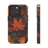 Fall Leaves Tough Phone Case for iPhone in 21 different sizes. Compatible with iPhone 7, 8, X, 11, 12, 13, 14 and more.