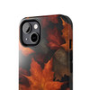 Fall Leaves Tough Phone Case for iPhone in 21 different sizes. Compatible with iPhone 7, 8, X, 11, 12, 13, 14 and more.