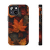 Fall Leaves Tough Phone Case for iPhone in 21 different sizes. Compatible with iPhone 7, 8, X, 11, 12, 13, 14 and more.