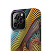 Abstract Swirl Tough Phone Case for iPhone in 21 different sizes. Compatible with iPhone 7, 8, X, 11, 12, 13, 14 and more.