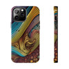 Abstract Swirl Tough Phone Case for iPhone in 21 different sizes. Compatible with iPhone 7, 8, X, 11, 12, 13, 14 and more.