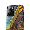 Abstract Swirl Tough Phone Case for iPhone in 21 different sizes. Compatible with iPhone 7, 8, X, 11, 12, 13, 14 and more.