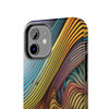 Abstract Swirl Tough Phone Case for iPhone in 21 different sizes. Compatible with iPhone 7, 8, X, 11, 12, 13, 14 and more.