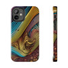Abstract Swirl Tough Phone Case for iPhone in 21 different sizes. Compatible with iPhone 7, 8, X, 11, 12, 13, 14 and more.