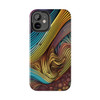Abstract Swirl Tough Phone Case for iPhone in 21 different sizes. Compatible with iPhone 7, 8, X, 11, 12, 13, 14 and more.