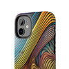 Abstract Swirl Tough Phone Case for iPhone in 21 different sizes. Compatible with iPhone 7, 8, X, 11, 12, 13, 14 and more.
