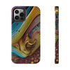 Abstract Swirl Tough Phone Case for iPhone in 21 different sizes. Compatible with iPhone 7, 8, X, 11, 12, 13, 14 and more.