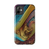 Abstract Swirl Tough Phone Case for iPhone in 21 different sizes. Compatible with iPhone 7, 8, X, 11, 12, 13, 14 and more.