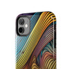Abstract Swirl Tough Phone Case for iPhone in 21 different sizes. Compatible with iPhone 7, 8, X, 11, 12, 13, 14 and more.